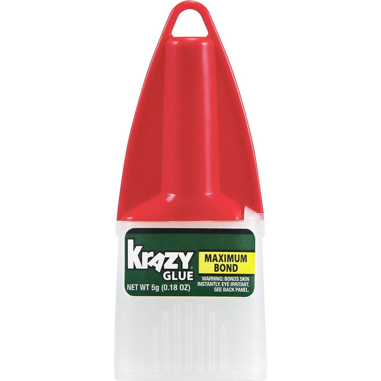Elmer's Maximum Bond Krazy Glue, 0.18 oz. Extra Strong, Durable, Precision Tip (EPIKG48348MR) Each