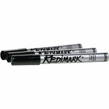 Dixon Industrial RediMark Chisel Tip Permanent Markers, Black Ink, Metal Barrel, 12/Dozen (DIX87170) 1 Dozen