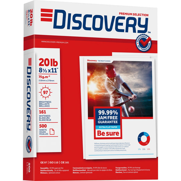 Discovery Premium Multipurpose Paper - Anti-Jam - White (SNA12534) 10 Reams