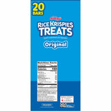 Rice Krispies Treats Original Squares, Individually Wrapped, Rice, 1, 20/Box (KEB26547) Box of 20
