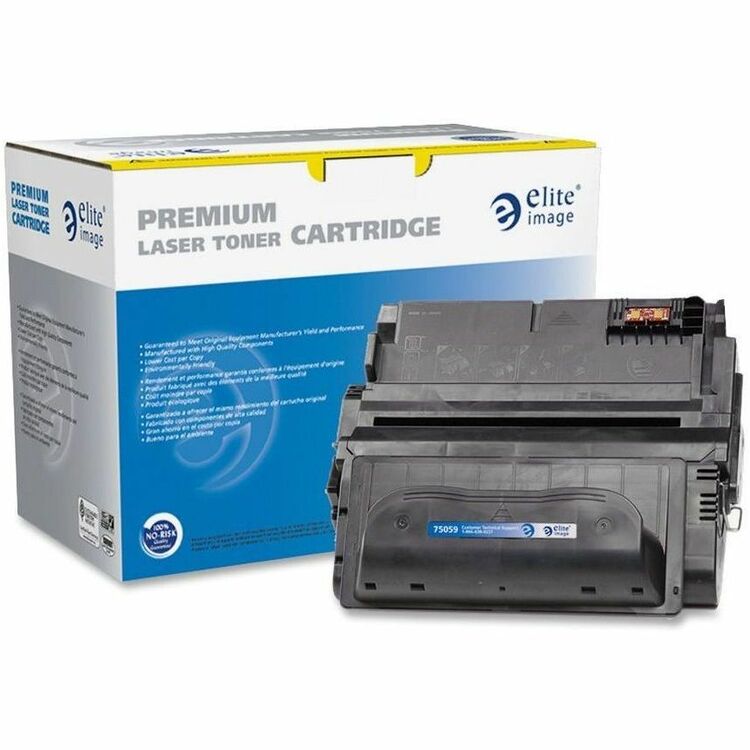 Elite Image Remanufactured Toner Cartridge, Alternative for HP 38A (Q1338A), Laser, 12000 Pages, Black, 1 Each (ELI75059) Each