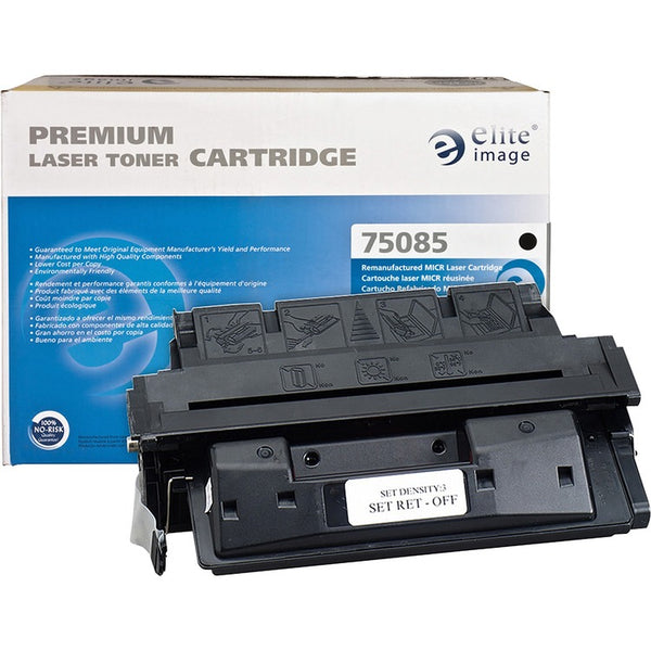 Elite Image Remanufactured MICR Toner Cartridge, Alternative for HP 27A (C4127A), Laser, 10000 Pages, Black, 1 Each (ELI75085) Each