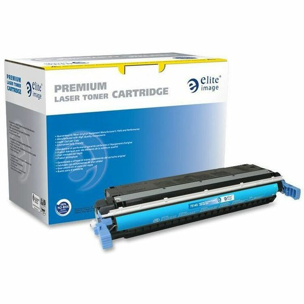 Elite Image Remanufactured Laser Toner Cartridge - Alternative for HP 645A (C9731A) - Cyan (ELI75145) Each