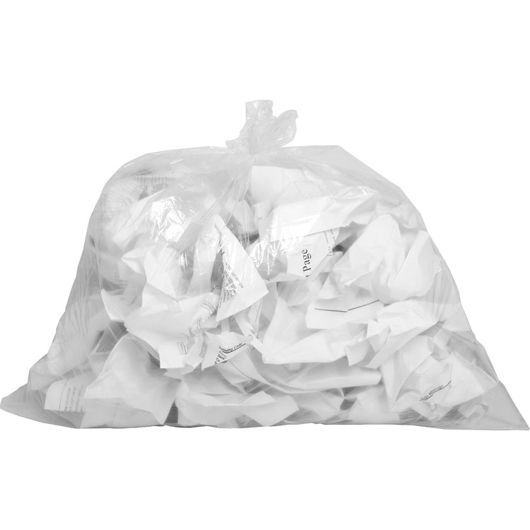 Genuine Joe Clear Trash Bags, 10 Gallon, 0.6 Mil, 24" X 23", Box of 500 (GJO01010)