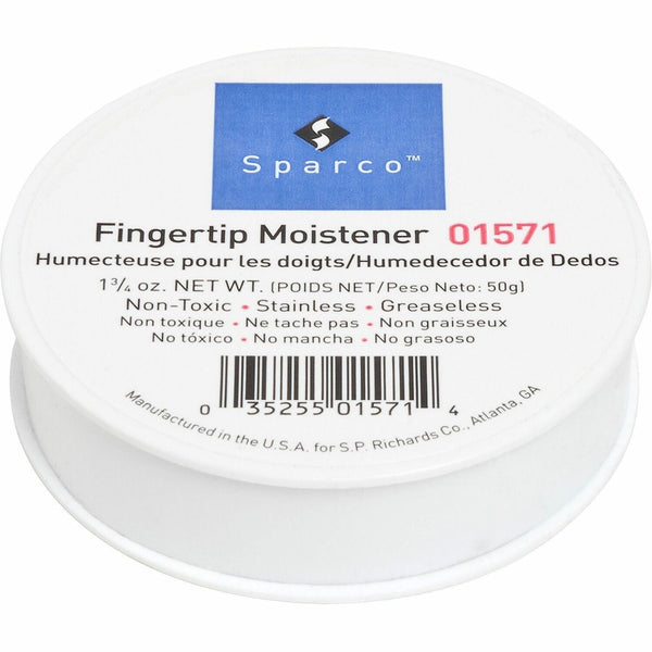 Sparco Sortkwik Fingertip Moistener, Nonskid Back, 1 3/4 Oz. (SPR01571) Each