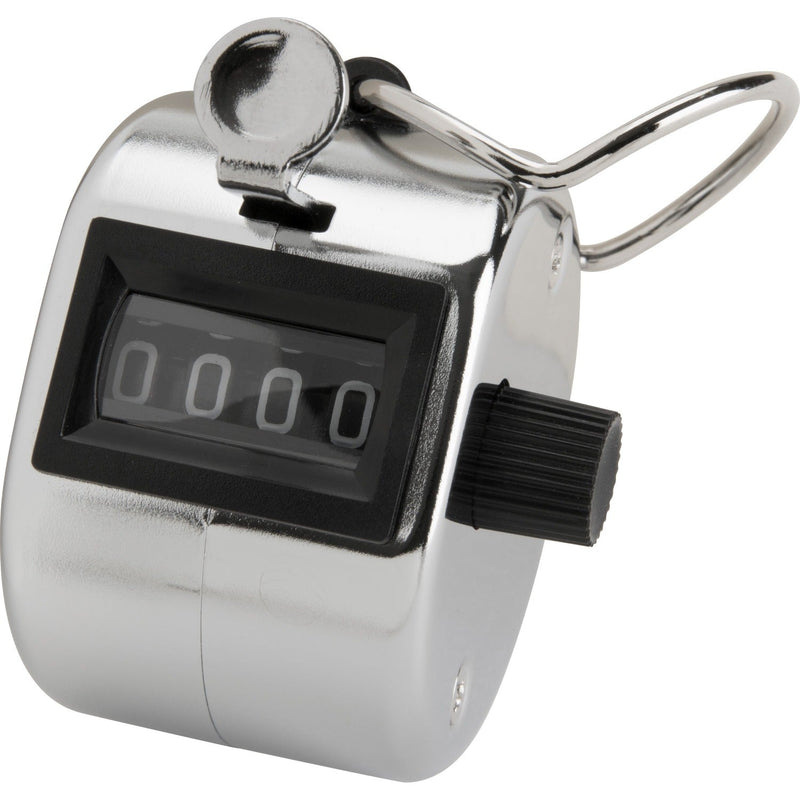 Sparco Tally Counter with Finger Ring, Silver (SPR24100) Each