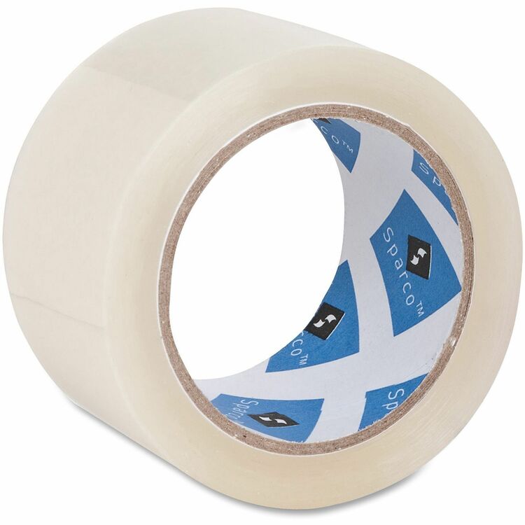 Sparco Packaging Tape, 3" Core, 2" x 55 Yards, Clear (SPR64010) 1 Roll