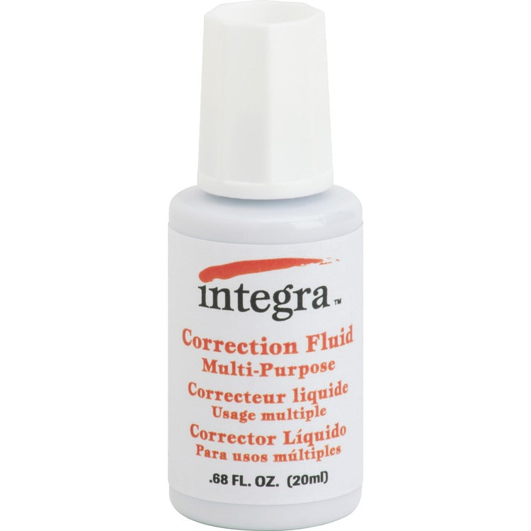 Integra Multipurpose Correction Fluid, 22ml, White (ITA01539) Each