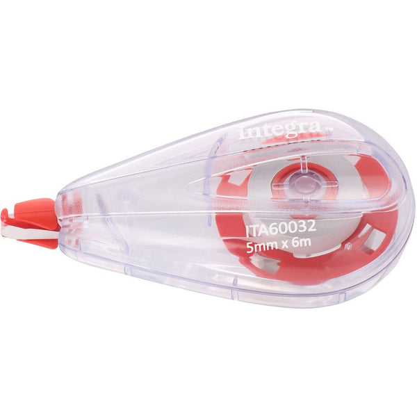 Integra Correction Tape, Non-refillable, 5mmx6mm, White Tape (ITA60032)