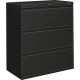 HON Lateral Files, 3-Drawer, 36" x 19.3" x 40.9", Black (HON883LP) Each