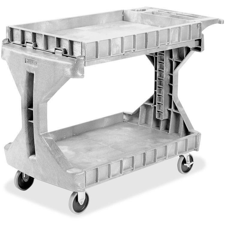 Akro-Mils Gray Utility Cart, Foam Plastic, 400 lb. Capacity, 24&quot; x 45&quot; x 35&quot; (AKM30936)