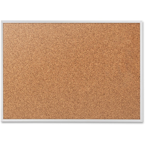 Quartet Classic Series Cork Bulletin Board, 48 x 36, Silver Aluminum Frame (QRT2304)