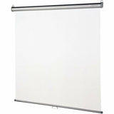 Quartet Manual Projection Screen, 1:1, Matte White, 96" x 96", Wall Mount, Ceiling Mount (QRT696S) Each