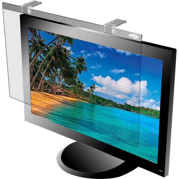 Kantek Glass Monitor Filter for 17 18&quot; LCD Monitor, Silver (KTKLCD17) Each
