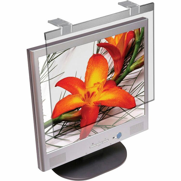 Kantek Glass Monitor Filter for 19 20&quot; LCD Monitor, Silver (KTKLCD19) Each