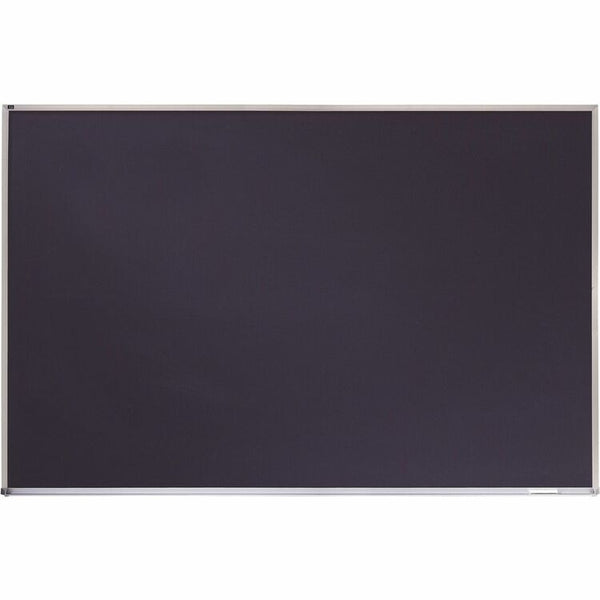 Quartet Porcelain Black Chalkboard w/Aluminum Frame, 48 x 36, Silver (QRTPCA304B)