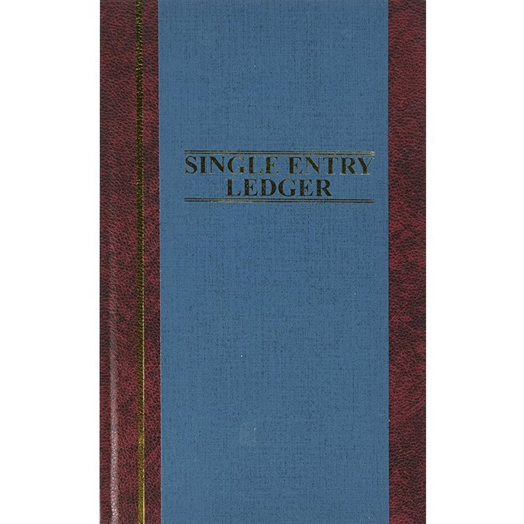Wilson Jones Account Book, S.E. Ledger Ruled, 150 Pages, 11 3/4&quot; x 7 1/4&quot; Blue (WLJS30015SEL) Each