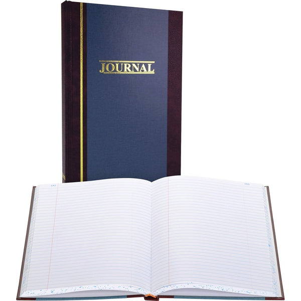 Wilson Jones Account Book, Record Ruled, 300 Pages, 11 3/4&quot;x7 1/4&quot;, Blue (WLJS3003R) Each