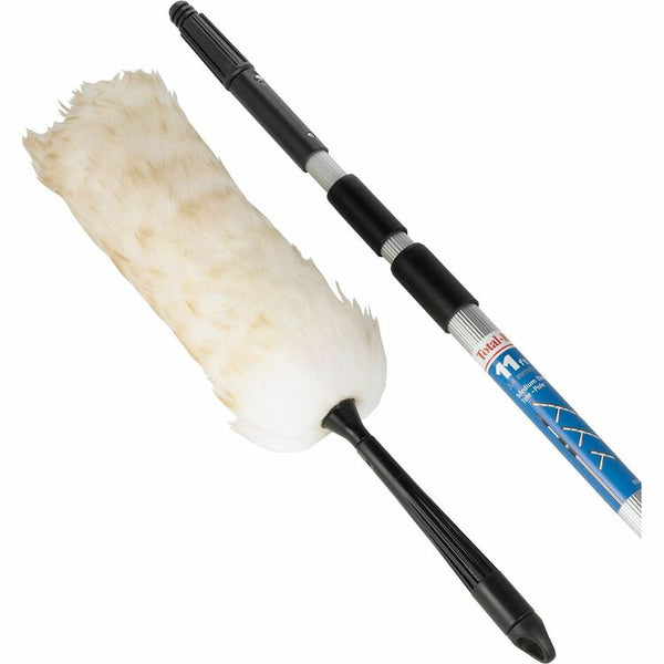 Unger Duster Pole Kit, Wool, 3 Section Pole, Extends11', Cream/AM (UNG95021) Each
