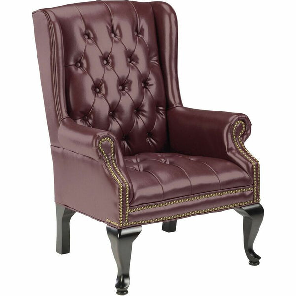 Lorell Queen Anne Side Chair, 29&quot;x30&quot;x39-1/2&quot;, Burgundy (LLR60605)