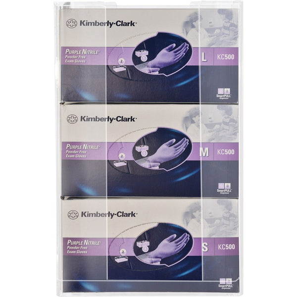 Kantek AH130 Clear Triple Glove Box Holder, 11&quot; x 3 1/2&quot; x 14 1/2&quot; (KTKAH130) Each