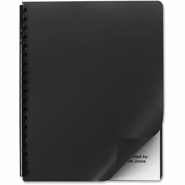 GBC Designer Premium Plus Presentation Backs, 11 1/4 x 8 3/4, Black, 25/Pack (GBC25703) Pack of 25