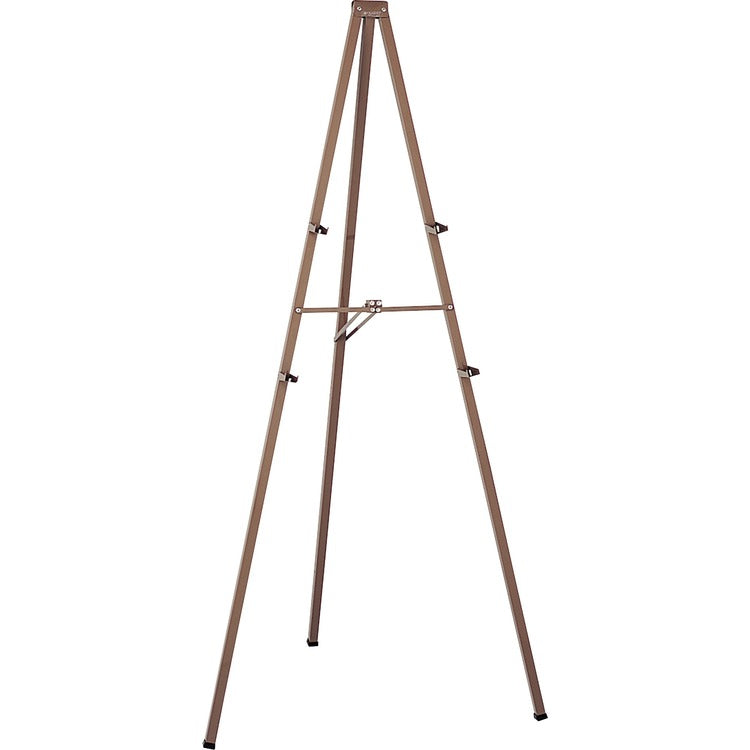 Quartet Tripod Display Easel, 72" High, Steel, Bronze (QRT21E) Each