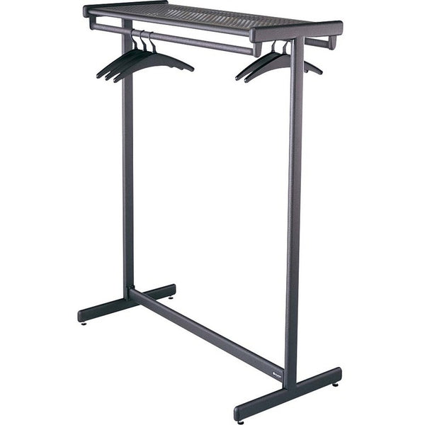 Quartet Double Sided Steel Garment Rack, 48w x 23 1/2d x 61 1/2h, Black (QRT20314)