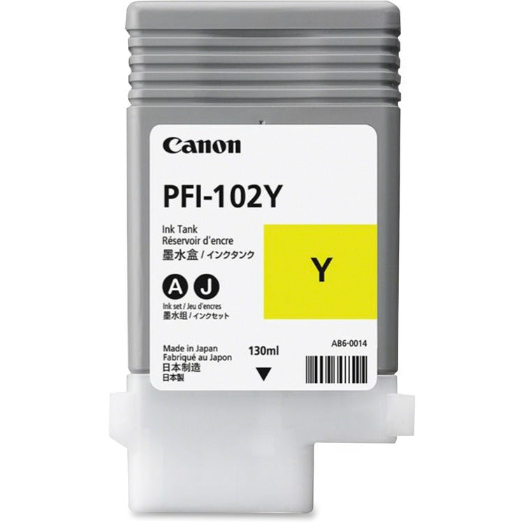 Canon LUCIA PFI-102 Y - Ink Tank - 1 x Pigmented Yellow (CNM0898B001AA)