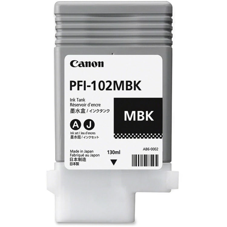 Canon LUCIA PFI-102 MBK - Ink Tank - 1 x Pigmented Matte Black (CNM0894B001AA)