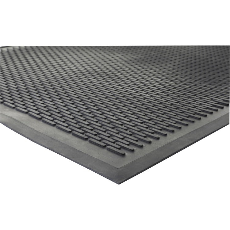 Genuine Joe Outdoor Scraper Mat, 4' x 6', Black (GJO70467)