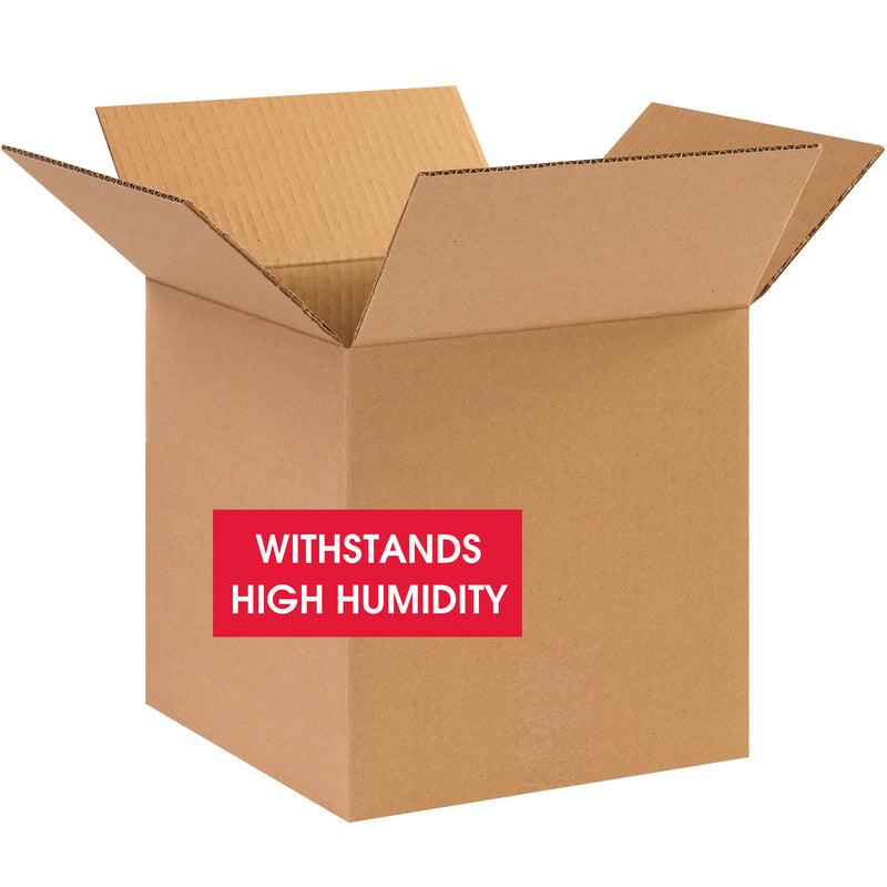 10 x 10 x 10" W5c Weather-Resistant Corrugated Boxes (101010W5C) Bundle Of 25