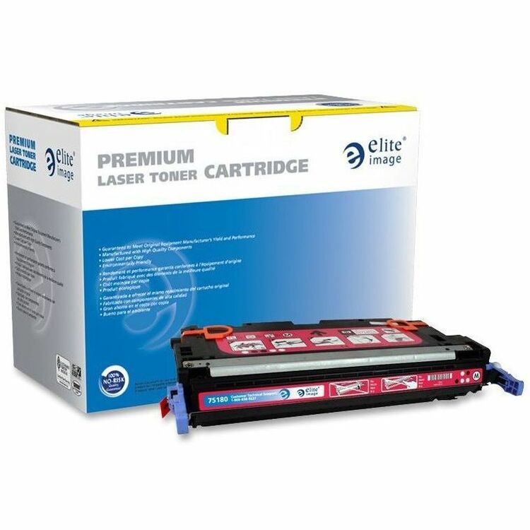 Elite Image Remanufactured Toner Cartridge, Alternative for HP 502A (Q6473A), Laser, 4000 Pages, Magenta, 1 Each (ELI75180) Each