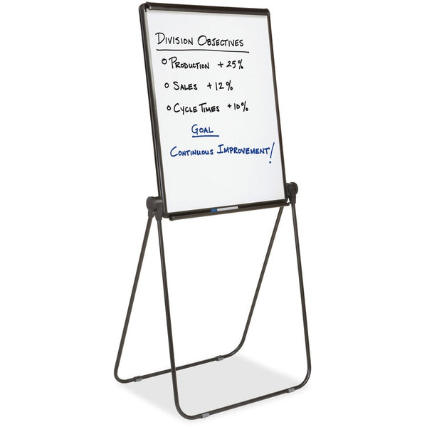 Quartet Ultima Presentation Easel, 27 x 34, White Surface, Black Frame (QRT101EL)