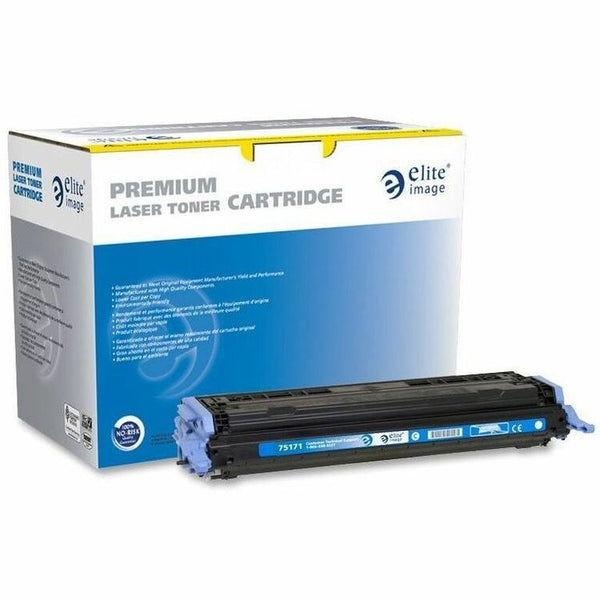 Elite Image Remanufactured Toner Cartridge, Alternative for HP 124A (Q6001A), Laser, 2000 Pages, Cyan, 1 Each (ELI75171) Each