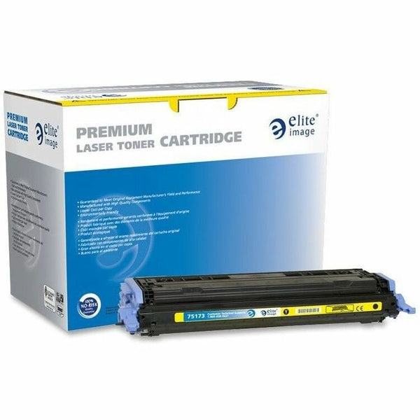 Elite Image Remanufactured Toner Cartridge, Alternative for HP 124A (Q6002A), Laser, 2000 Pages, Yellow, 1 Each (ELI75173) Each