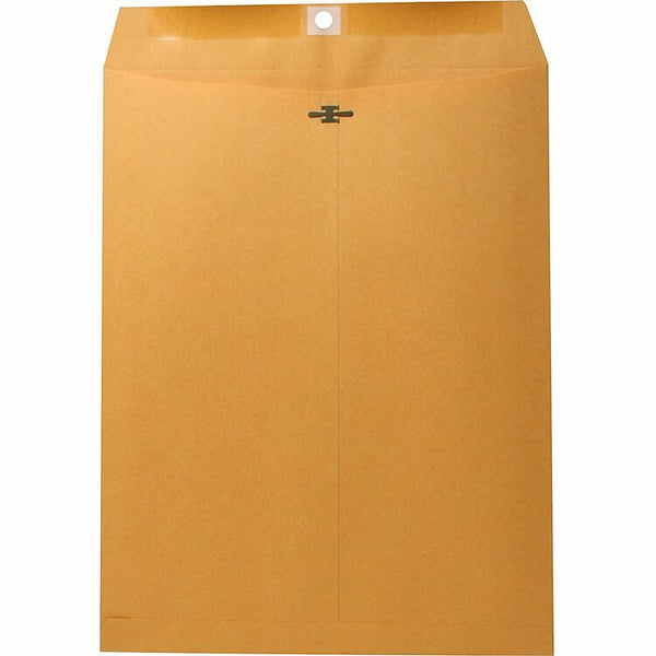 Nature Saver Clasp Envelope, 28Lb, 10&quot;x13&quot;, 100/BX, Natural Kraft (NAT00858) Box of 100