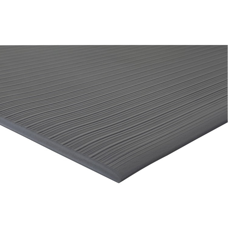 Genuine Joe Beveled Edge Vinyl Anti-Fatigue Mat, 3' x 5', Black (GJO53351)