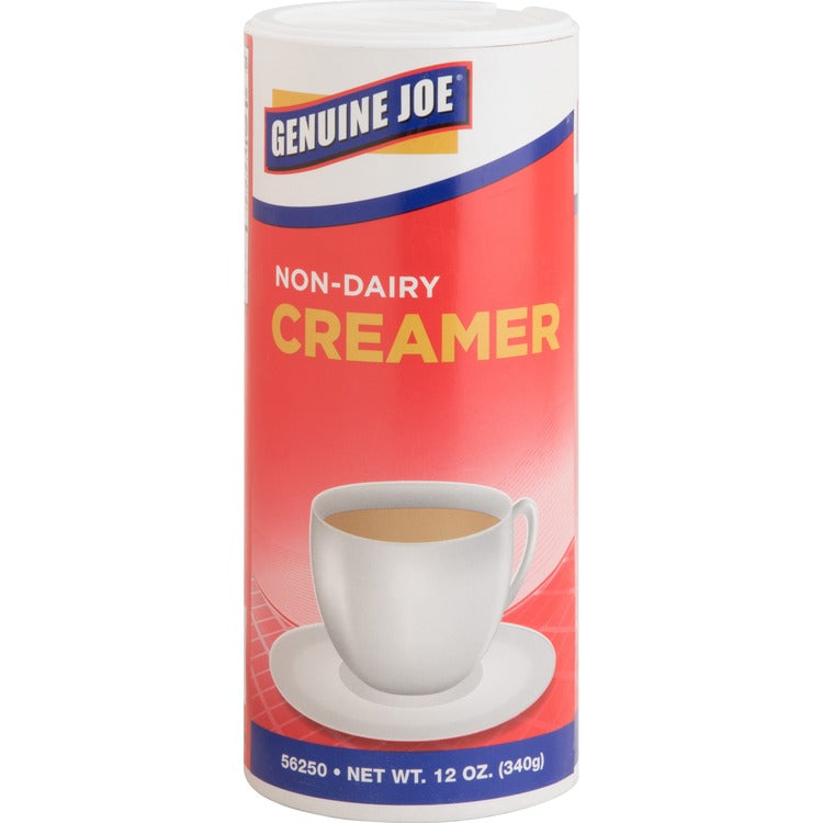 Genuine Joe Creamer, Non Dairy, With Reclosable Lid, 12 oz, White (GJO56250)