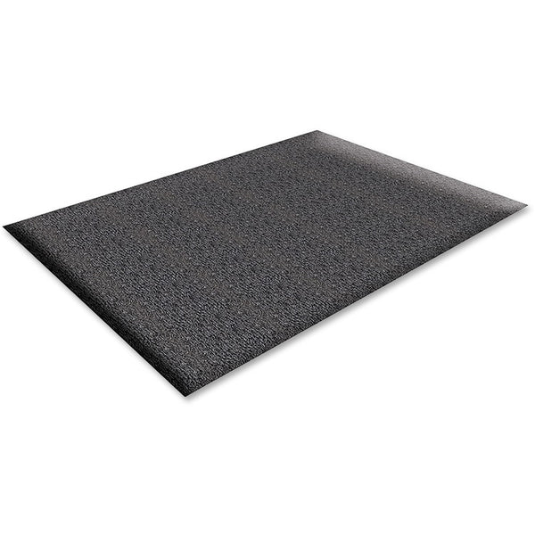 Genuine Joe Nitrile Rubber & Vinyl Vinyl & Rubber Anti-Fatigue Mat, 2' x 3', Black (GJO70370)