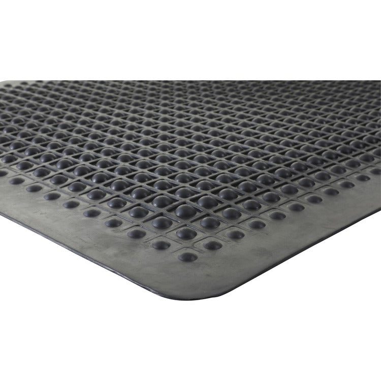 Genuine Joe Beveled Edge Anti-Fatigue Mat, 3' x 5', Black (GJO70373)