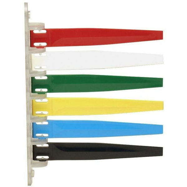 IMC-DIP Status Flags, 6 Flags, Assorted Colors (IMCI6PF169436) Each