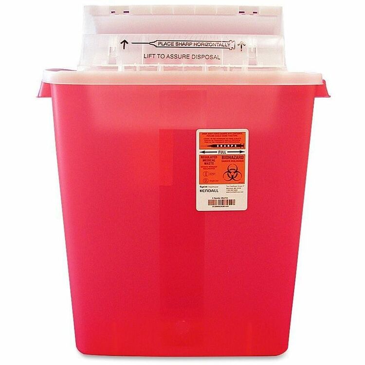 Sharpstar S3GR100537 Red Biohazard Sharps Refill with Sharpstar Lid, 3 Gallon (CVDS3GR100537) Each