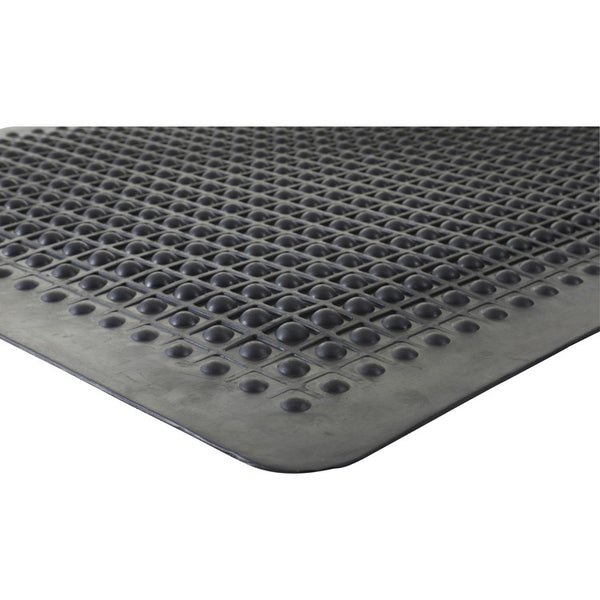 Genuine Joe Beveled Edge Anti-Fatigue Mat, 2' x 3', Black (GJO02146)