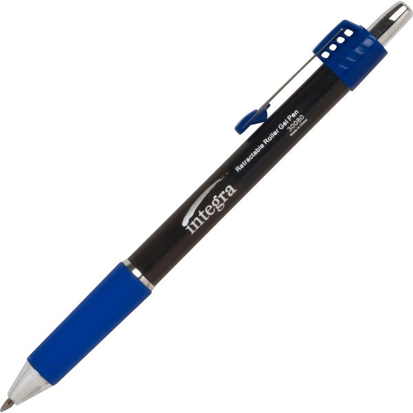 Integra Pen, Roller Gel, Retractable, .7mm, Blue Barrel, Blue Ink (ITA30080)