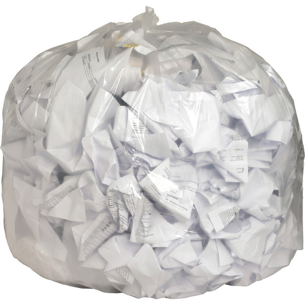 Genuine Joe Clear Trash Bags, 56 Gallon, 0.8 Mil, 43" X 48", Box of 100 (GJO01016) Box of 100