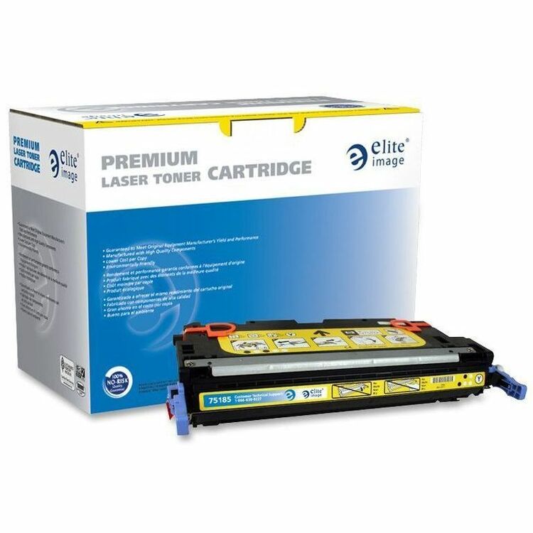 Elite Image Remanufactured Toner Cartridge, Alternative for HP 503A (Q7582A), Laser, 6000 Pages, Yellow, 1 Each (ELI75185) Each