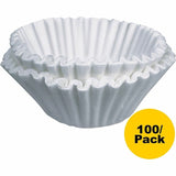 BUNN Home Brewer Coffee Filters, 100/Pack, White (BUN201040001) Pack of 100