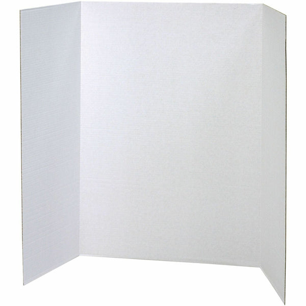 Pacon Single Walled Presentation Board, 40" x 28", 8/pack, White (PAC3774) Set of 8