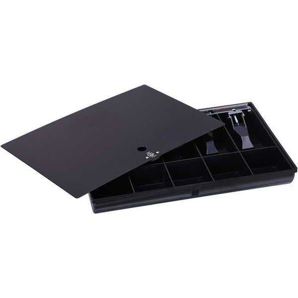 Sparco Money Tray with Locking Cover, 16&quot;x11&quot;x2-1/4&quot;, Black (SPR15505)